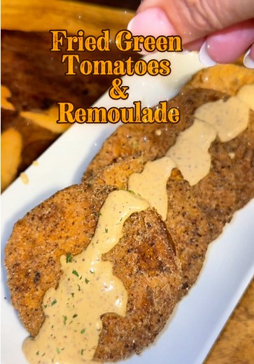 Crispy Fried Green Tomatoes with Remoulade Recipe