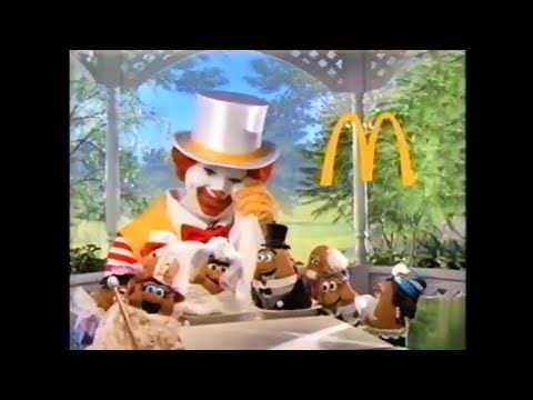 1991 - McDonald's - A Wacky Wedding (with Ronald McDonald and the McNugget Buddies) Commercial