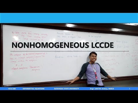 Nonhomogeneous Linear Differential Equations (Shortcut Technique)