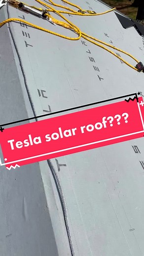 WE HAD THE PRIVILEGE TO FILM A TESLA SOLAR ROOF! #roofing #roof #contractors #tesla #elonmusk #GetCrocd