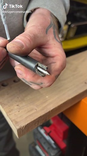 Centering plug cutter #construction #woodwork #tools #carpenter @crescent_tool