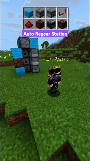 How to make auto regear station in minecraft || #minecraft #minecrafthack #viral #trending