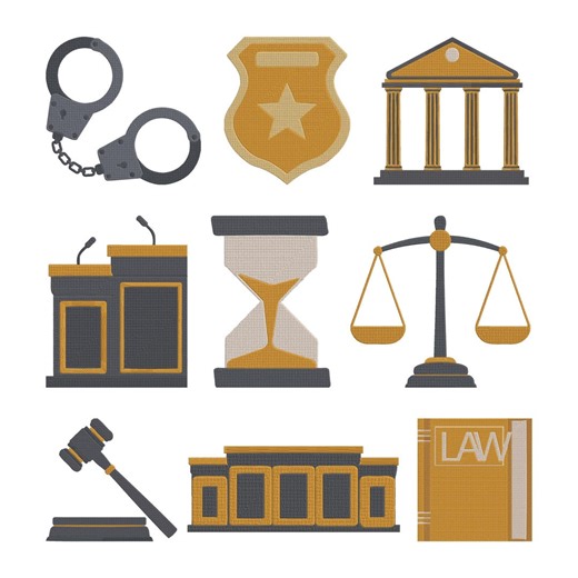 Law Legal Symbol Embroidery Design, Justice Legal Court Judge Gavel Scale Machine Embroidery File, 9 Design, 9 Size, Instant Download - Etsy