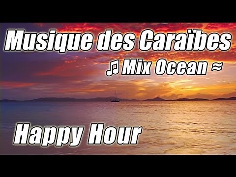 Caraïbes île Musique Relax plage tropicale happy hour chansons instrumentales étudier lecture