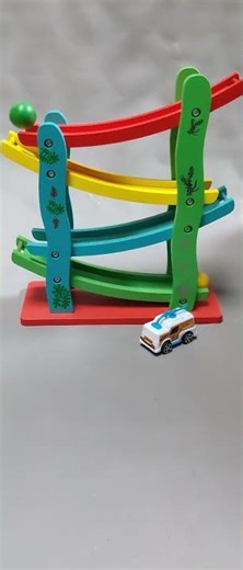 🎨 Color Ramp Toy ASMR | Satisfying Ball Rolling & Car Sounds for Relaxation