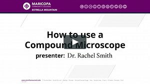 Compound Microscope Demo Video