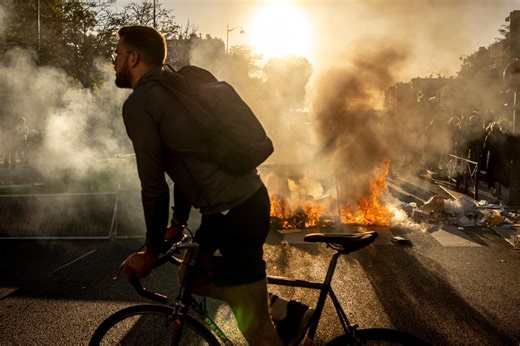Watch: 'Block Everything' protests begin in France