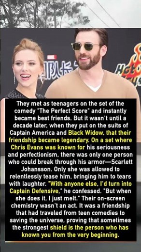 Chris Evans and Scarlett Johansson's Friendship Is Stronger Than Any Superhero Team