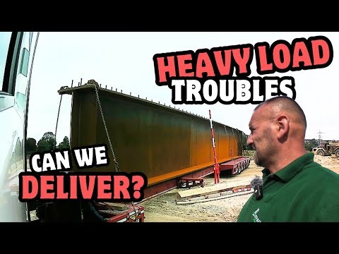 Struggling to deliver abnormal load ✔ Trucker FLOZ ✔ [4K]
