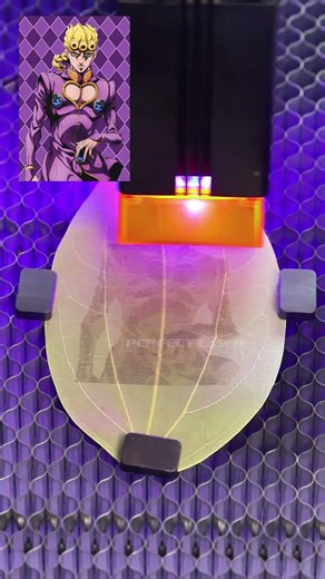 10W Portable Laser Engraver Machine: Carving Anime Characters on a Leaf (0.01mm Precision!)