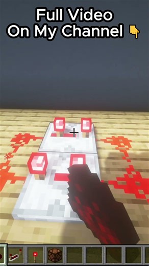 EASY Minecraft Redstone Flashing Lights | Full Tutorial On Channel