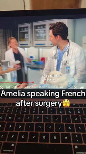 Amelia Shepherd Speaking French After Surgery