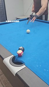 How To Pot The 8 Ball When The Path Is Blocked #billiards #poolshots #trickshots #8ballpool | J.billiard