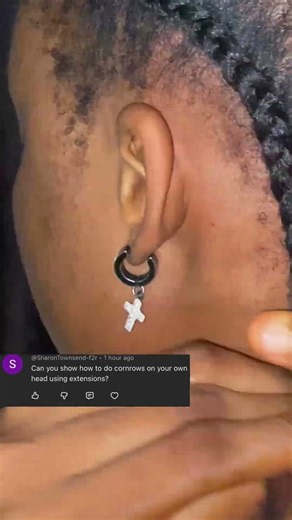 Cornrow with extension