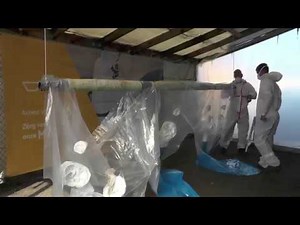 Asbestverwijdering : couveusezakmethode / Désamiantage : méthode des sacs à manchons
