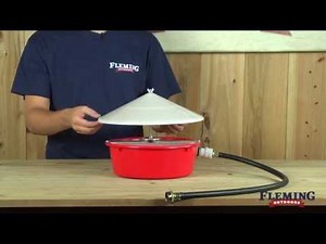 Automatic Poultry Waterer With Cover