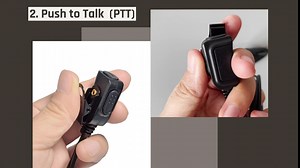 HYS D Shape Two Way Radio Earpiece with PTT, Walkie Talkie Headset with Swivel Boom Microphone for Motorola 2 Way Radio CLS1110 RDM2070d CP200 CP200d CLS1410 CLS1413 CLS1450 Radio