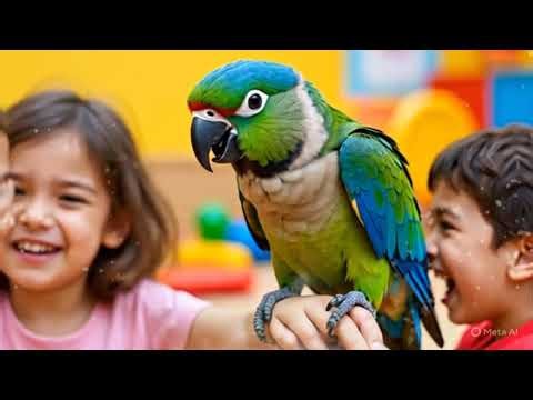 me tota me tota 1, Funny Kids Song | Horse & Parrot Rhyme 🐴🦜" 🎶