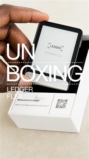 HYPEBEAST on Instagram: "Unboxing: Following on from the @ledger Stax feature, Hypebeast takes a deep dive into the brand’s latest model: Ledger Flex. With all the advancements in digital security compiled into one compact design, see how the small-but-mighty crypto wallet brings assets to your fingertips. #sponsored"