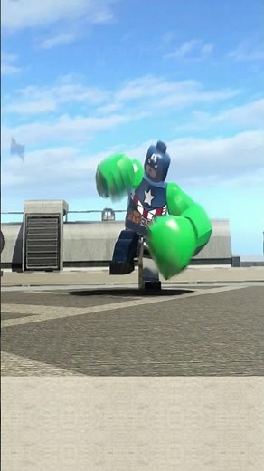 HULK Transforms into Captain America Bucky Barnes - LEGO Marvel Super Heroes