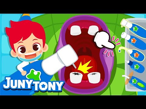 Dentist Game | Let's Be A Dentist | Dental Clinic Play | Role Play Songs for Kids | JunyTony