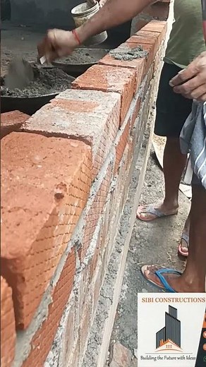 Stretcher bond brick work - by SIBI CONSTRUCTIONS
