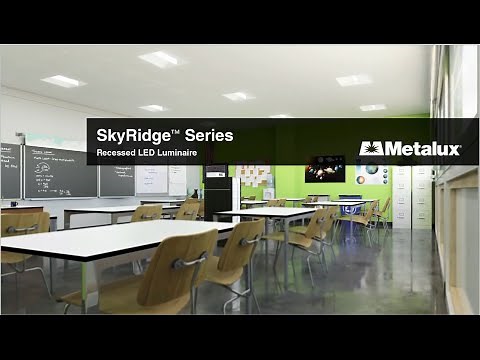 Cooper Lighting - Wavestream LED Technology for Metalux SkyRidge Series