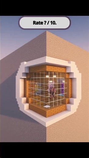 🔥🏠 Easy mountain hosue 🤯🏔️ #minecraft #minecraftbuilding #easyhouse