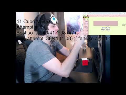 41 Cube MBLD - Attempt #12