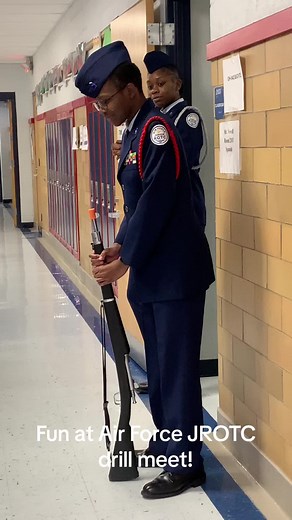 Exciting Air Force JROTC Drill Meet at Buchtel High School