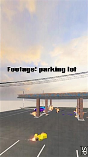 Footage of a gas station explosion and car