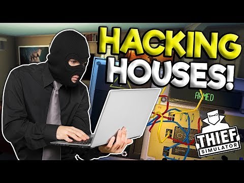 HACKING INTO EXPENSIVE HOUSES TO ROB THEM! - Thief Simulator Gameplay
