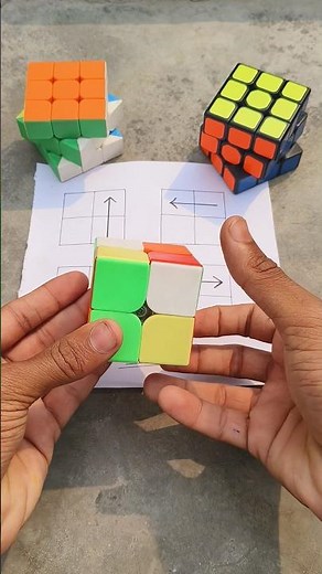 2 by 2 rubik cube solve in new style 🔥 #cube #rubikscube #puzzle #toy #style