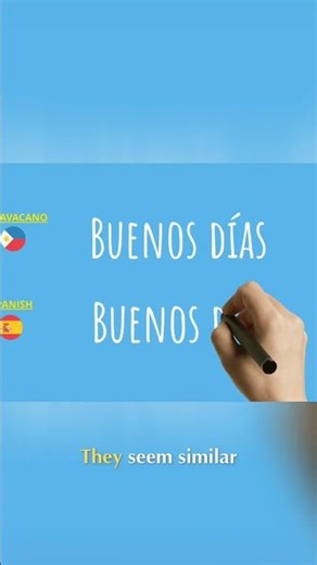 Spanish vs. Chavacano: Learn Basic Greetings Easily! #shorts
