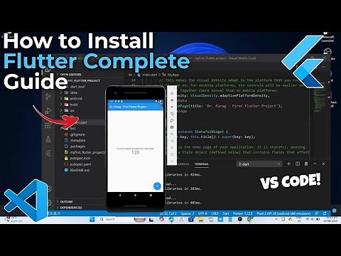 How to Install and Setup Flutter on Your VS Code - PC or Laptop - Full Step-by-Step Guide