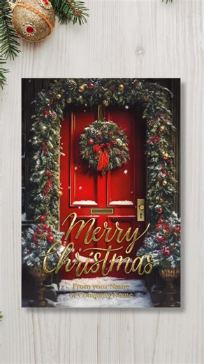 Explore elegant Christmas and holiday cards printed on premium paper with your logo and message. | The Gallery Collection
