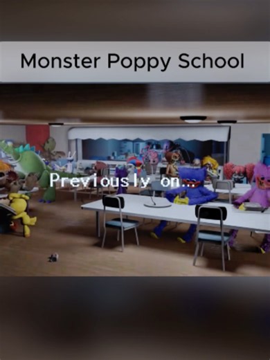 Monster Poppy School #poppyplaytimeedit #POPPYPLAYTIME #FYP | poppyplaytime
