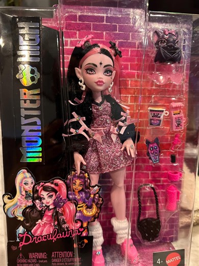Custom Rhinestone MH Draculaura Doll. Handstoned. - Etsy