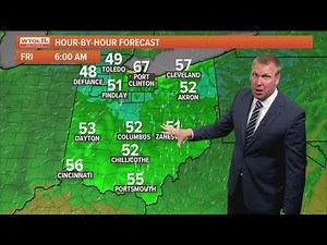 Sunny Thursday with spotty clouds at times, cool tonight