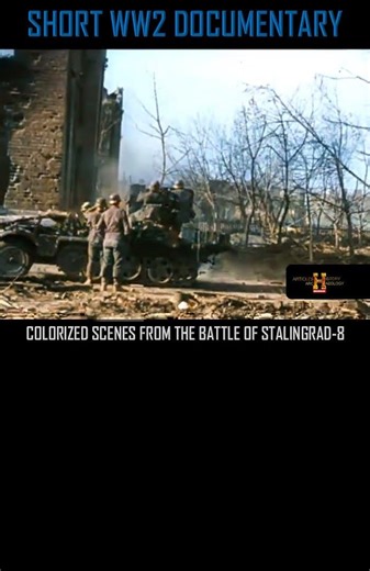 COLORIZED SCENES FROM THE BATTLE OF STALINGRAD - 8 #stalingrad #ww2 #easternfront