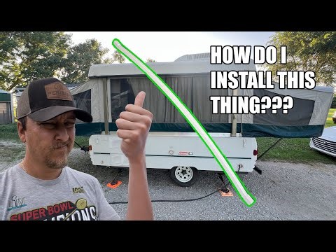 How To Install a Coleman Pop Up A/C Roof Brace (the “easy” way!)