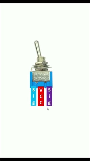3-Pin toggle switch explained. #electronics #control #engineering #circuit #diagram