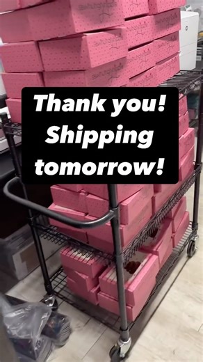 Natalie Santini on Instagram: "I can’t believe it - y’all show up and show out! Thank you!!!!! I’ve packed all shit boxes and they will fly out tomorrow- every order has a tracking number sent via email. ✅🩷✌️😊🥰 THANK YOU! You make working weekends worth it - I appreciate all of you so much. *Sold out in 14 hrs ( shit in a box ) #sewingshop #sewersgonnasew #sewingismytherapy #smallbusinesssupportingsmallbusiness #shopsmallbusinesses"