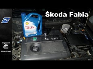 Škoda Fabia 1 - Jak Vyměnit Olej a Filtr / How to Change the Oil and Filter