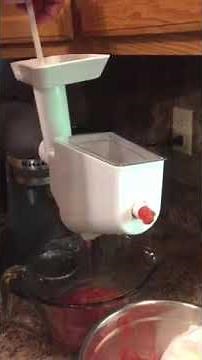 Kitchen Aid Fruit/Vegetable Strainer Demo