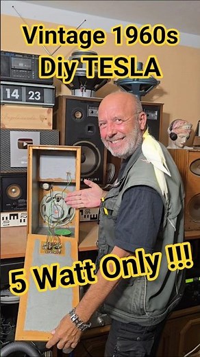DECONSTRUCTION Vintage Unique Diy TESLA BOOKSHELF SPEAKERS BASS SPEAKER What's inside?