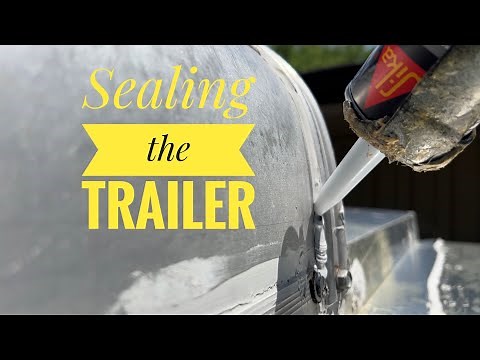 What to Use? Sealing up Cargo Trailer Camper