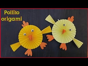 How to make a paper chick - origami