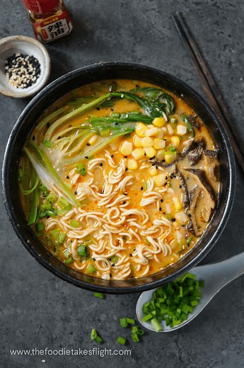 Easy One-Pot Spicy Miso Ramen (Vegan)