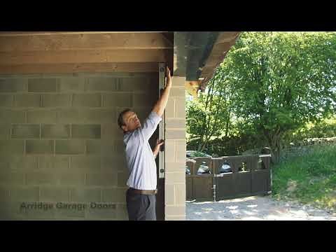 Roller garage door. How to measure up.